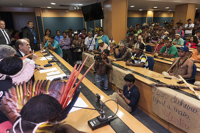 Audiência com Líderes Indígenas dos Estados de Mato Grosso e Pernambuco. Foto: Alejandro Zambrana/Sesai