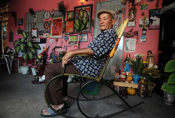 Foto de Edinho Jacaré, musico homenageado na Faixa Especial