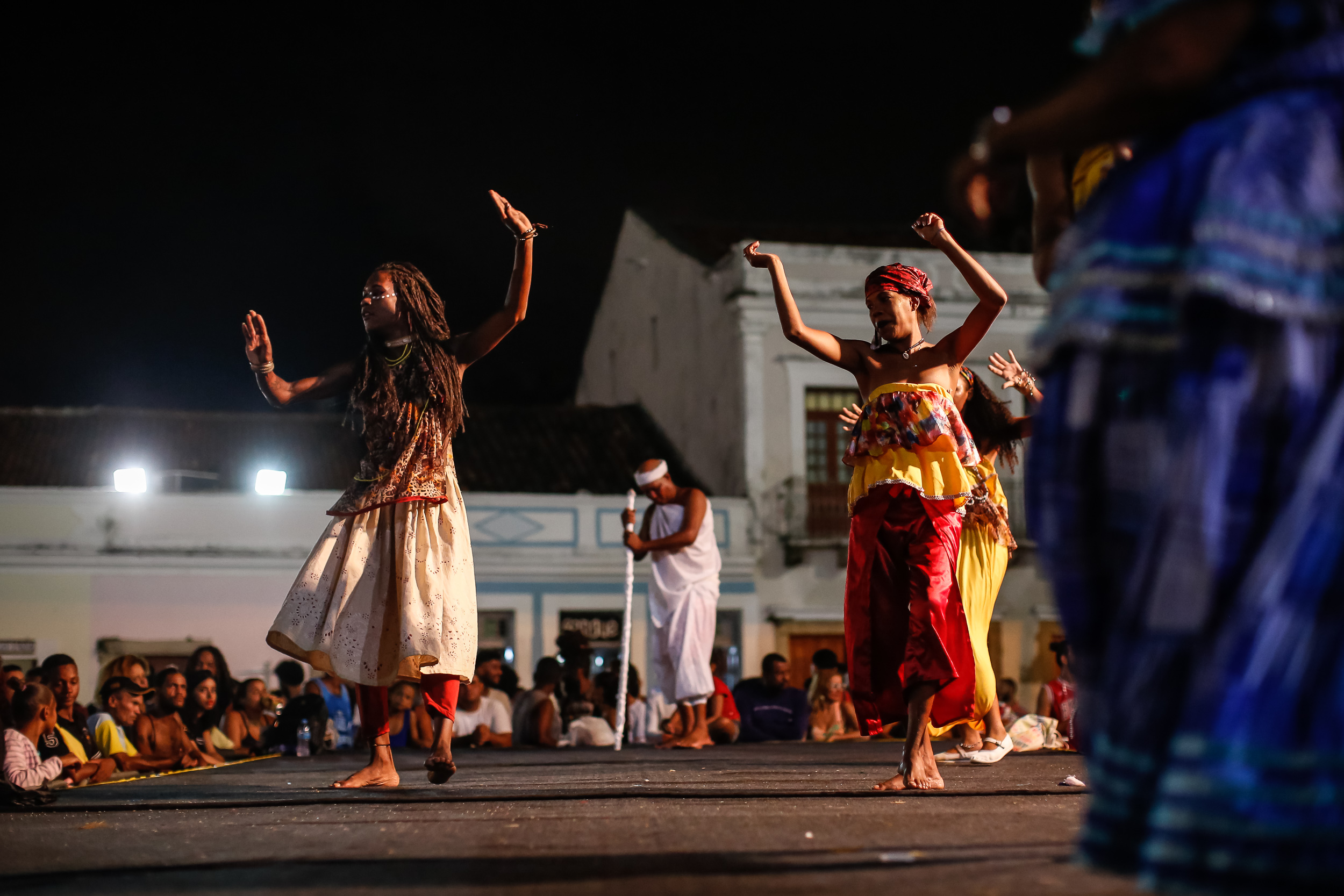 Apresentação na Terça Negra, no Recife.