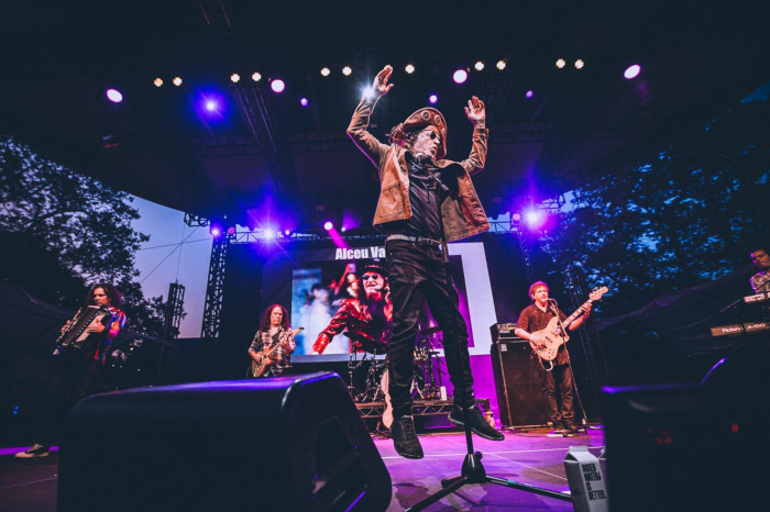 Alceu Valença traz a energia pernambucana ao palco do SummerStage NYC. Crédito da imagem: Leonardo Mascaro.