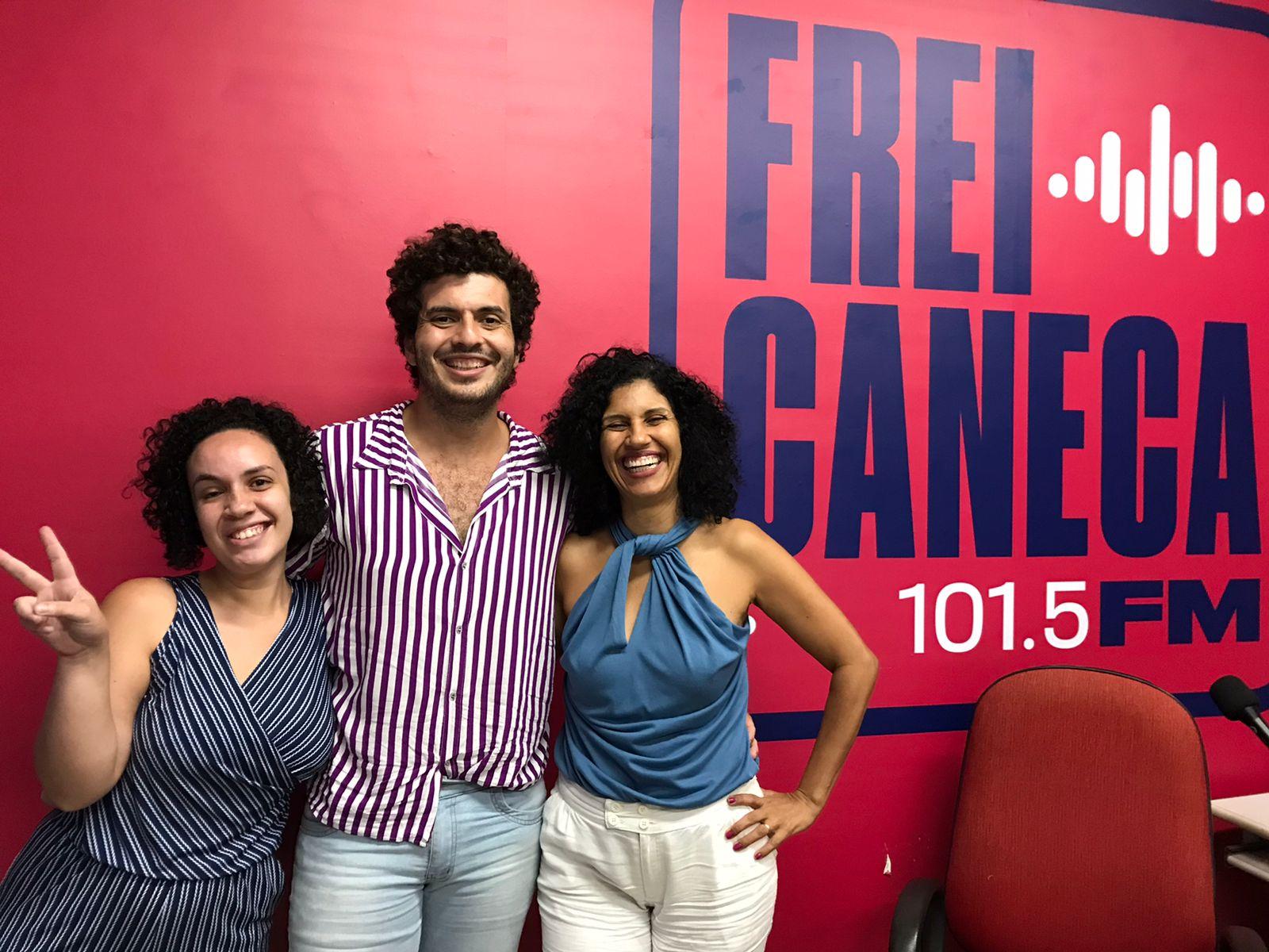 Beatriz Guglielmelli, Alex Carvalho e Janaína Serra: integrantes da equipe do Relicário